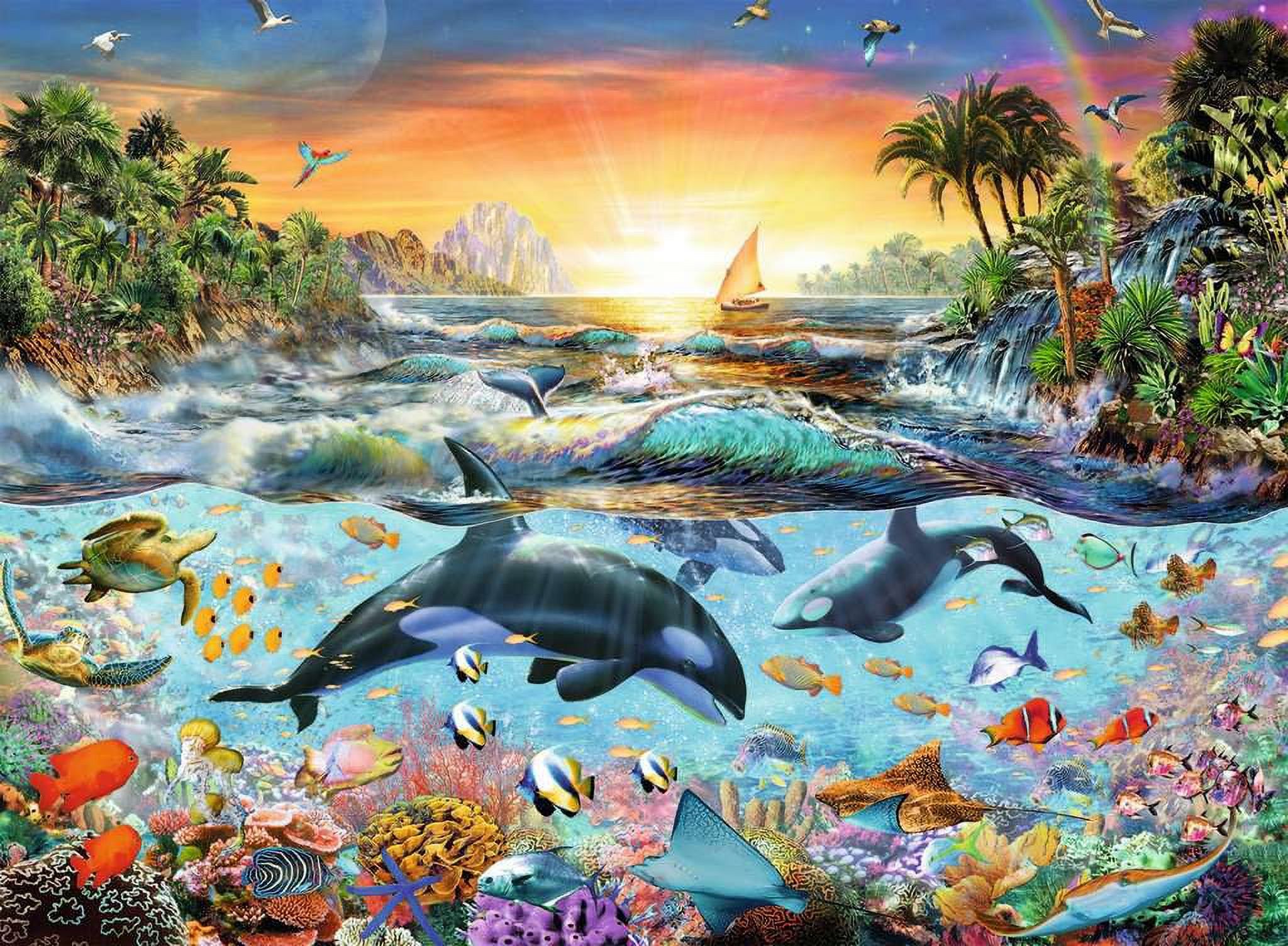 Ravensburger Orca Paradise Jigsaw Puzzle - image 2 of 2