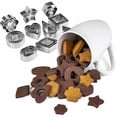 thumbnail image 2 of Juego de cortadores de galletas YomiFamily de acero inoxidable, 30 unidades, con caja, 2 of 5