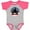 Baseball Heather and Hot Pink, variant on Inktastic Four Wheeling Mudding off Roading Boys or Girls Baby Bodysuit