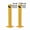 48 inch-2 Pack, variant on Set of 4 Traffic Delineator Posts with Reflective Tape & Anchor Bolts,48-Inch Safety Cones for Construction Zones, Parking Areas, and Crowd Management