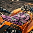 thumbnail image 3 of Uorisanigo ATV Seat Cover for Polaris Scrambler 400 500 850 1000 & Polaris Sportsman 570 450 850 Pink Camo Hunting Four-Wheeler Seat Cover for All Seasons, 3 of 7