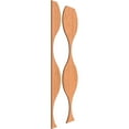 thumbnail image 3 of Ekena Millwork 47"H x 3/8"T Ozark Adjustable Wood Decorative Slat Wall Panel Kit, Cherry (contains 8 Slats + 1 Straight Edge Starter Slat), 3 of 16