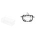 thumbnail image 1 of Cesta de almacenamiento colgante,Cesta de almacenamiento para gabinete organizador de pared colgante,Estantes de pared con decoración de granja,Plato de dulces,Plato de dulces de vidrio con, 1 of 8