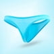 thumbnail image 4 of Tanga translúcido de seda de hielo para hombre, ropa interior fina y sexy, con bolsillo en T, pantalones transpirables de cintura baja para hombres jóvenes, 4 of 4