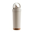 thumbnail image 7 of Ceramic Interior Coffee Cup for Women Large Capacity Double Layer Insulated Straw Water Bottle Leak Proof Drinkware, 7 of 7