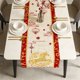 thumbnail image 1 of Camino de mesa de lino Camino de mesa del Año de los Caballos Exquisita decoración festiva para mesa de fiesta con estampado de caballos al galope Adecuado para decoraciones del Año de los Caballos De, 1 of 6