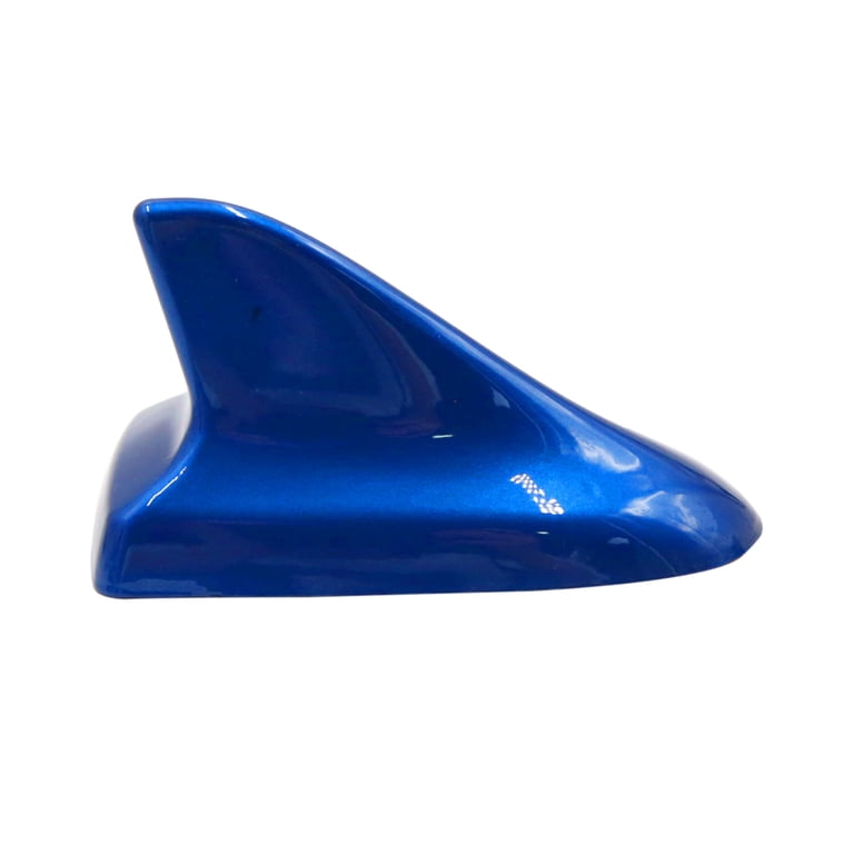 Unique Bargains Blue Vehicle Shark Fin Roof Decorative Antenna Car