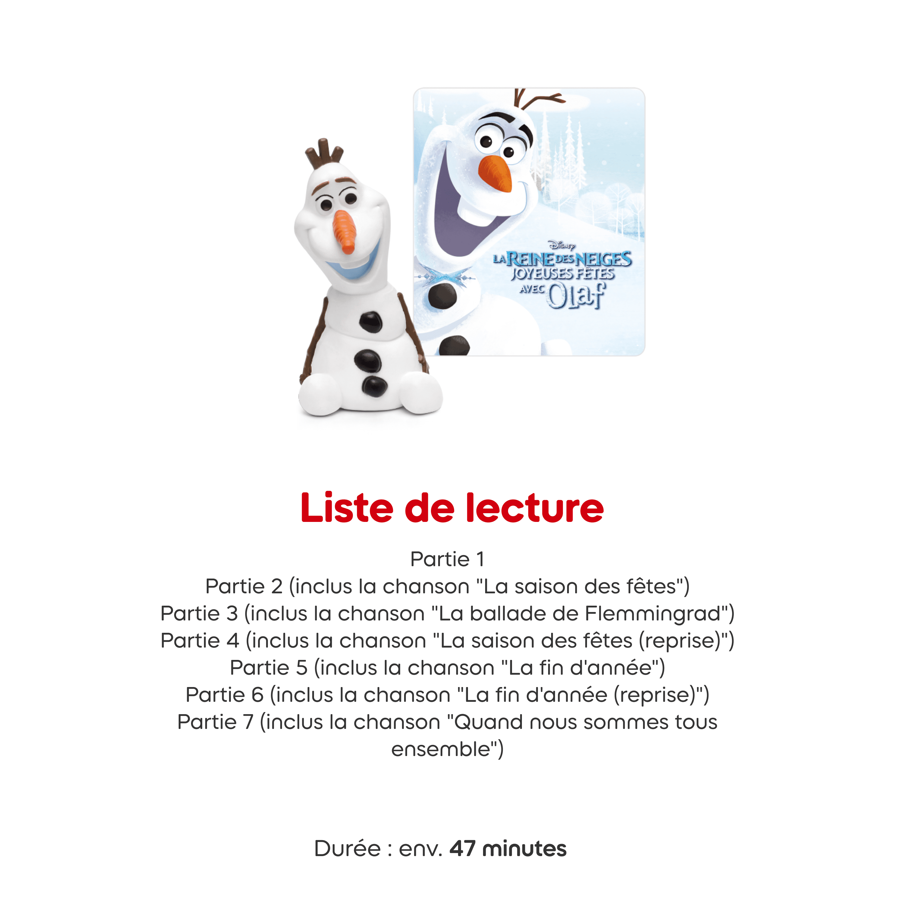 tonies Disney Frozen: Olaf Audio Play Figurine (French) - Walmart.ca