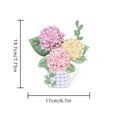 thumbnail image 4 of Binwennn Day Hydrangea Flower Ornament Paper Carving Card Birthday Wishes Thanks Day Greeting Card Day Greeting compatible with Machine Praying for You Cards, 4 of 8