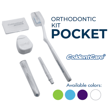 Orthodontic Kit Pocket - Compact and Complete Oral Care - Clear
