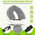 thumbnail image 4 of Oreiller de Voyage Remplissable en Polyester Doux avec Sac de Rangement pour Voyages de Fin de Semaine Camping Randonnée, 4 of 7