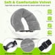 thumbnail image 4 of Almohada De Viaje Rellenable, Comodidad De Lujo, Almohada De Viaje Rellenable Con Cómodo Cierre De Cremallera, Correa Ajustable, Para Escapadas De Fin De Semana, Camping Y Viajes, 4 of 7