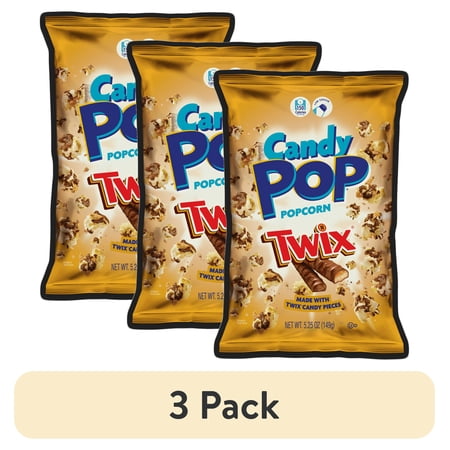 (3 pack) Candy Pop TWIX Popcorn