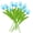 B, variant on E 7 Colors Artificial Tulips Faux Flowers For Home Wedding Floral Arrangement Decor Supplies