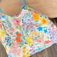 thumbnail image 1 of Bolsa de playa de verano Bolsa de libros literarios florales para niñas adolescentes (Flor de color) Hugtrwg Para Estrenar, 1 of 9