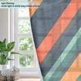 thumbnail image 4 of Yayeee Window Curtains Light Filtering 63"x42" Grommet Panel Pair Home Living Room Decor, Retro Stripes, 4 of 7