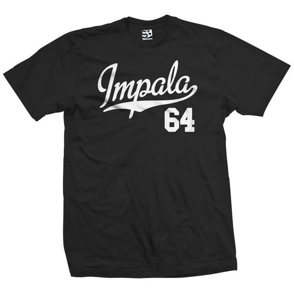 Impala 64 Script Jersey T-Shirt 1964 Lowrider Ladies Womens Mens