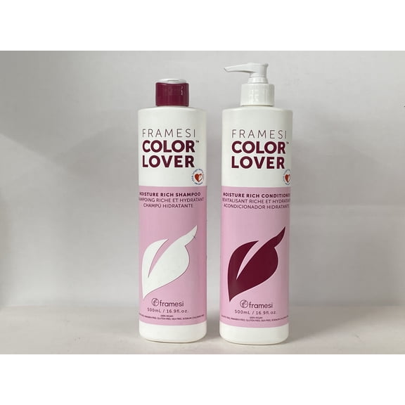 FRAMESI COLOR LOVER MOISTURE RICH SHAMPOO & CONDITIONER 16.9 OZ EACH DUO SET