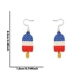 thumbnail image 3 of Party Earrings Independence Themed Celebration Festive Star Bow Dangle Hanging Drop Jewelry Accessory Multicolor Party Dress Up Earrings Lightweight Accessory Jewelry Multicolor, 3 of 6