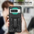 thumbnail image 6 of for Google Pixel 8 Pro Case - Heavy Duty Phone Holster with Belt Clip | with Kickstand | Shockproof, Dual Layer Protective | Drop Protection Hybrid Case for Google Pixel 8 Pro | Darkgreen, 6 of 15