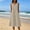 Army Green, variant on Qulqfy 100% Cotton Womens Summer Dresses Dressy Solid Sleeveless Midi Henley V-Neck Button Down Vacation with Pockets Flowy Spring Sundress M