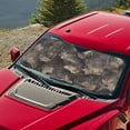 thumbnail image 5 of Xixirimido Windshield Sun Shade for Car SUV Truck Foldable Sunshade for Car Windshield Block UV Rays Keep Your Vehicle Cool Car Interior Accessories, Forest Camo, 5 of 8