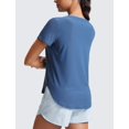 thumbnail image 2 of Camiseta de entrenamiento CRZ YOGA Cloudweight para mujer Pitch Blue, 2 of 5