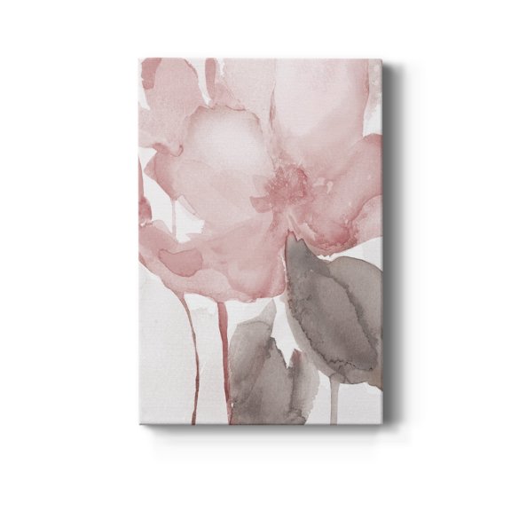 Blush Bloom II Premium Gallery Wrapped Canvas - Ready to Hang - 12 x 18