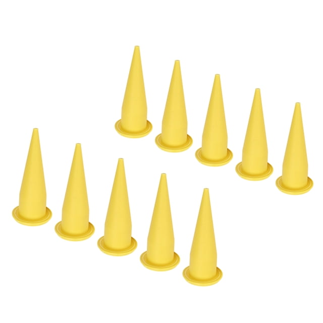 Colle pour Verre Embout de Calfeutrage, Plastique Inodore à Appairage Simple et Précis 50 Pcs Buse Conique pour Scellant