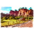 thumbnail image 3 of Bolokofsky, Ronald 14x11 Black Modern Framed Museum Art Print Titled - Capitol Reef, 3 of 5