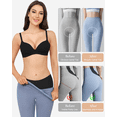 thumbnail image 5 of Aijolen Women's High Waisted Underwear Camel Proof Seamless No Show Yoga Workout Briefs 5 Pack(S,Black), 5 of 6