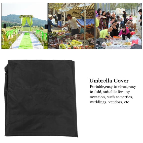 Sunshade Umbrella Protector Cover Waterproof Rustproof Umbrella Cover for Table 57*48*25CM