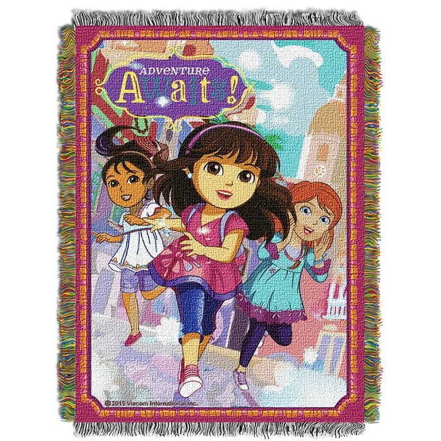 Dora The Explorer Aventure Attend Jeté de Tapisserie Tissé (48inx60 Po)