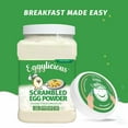 thumbnail image 5 of Eggylicious Egg Scramble Mix – Made w/ Hormones Free Whole Eggs/Protein Packed –Easy & Delicious Breakfast - Ideal for Outdoors/Camping/Backpacking – Preservatives Free – Easy Storing 1 lb Jar, 5 of 7
