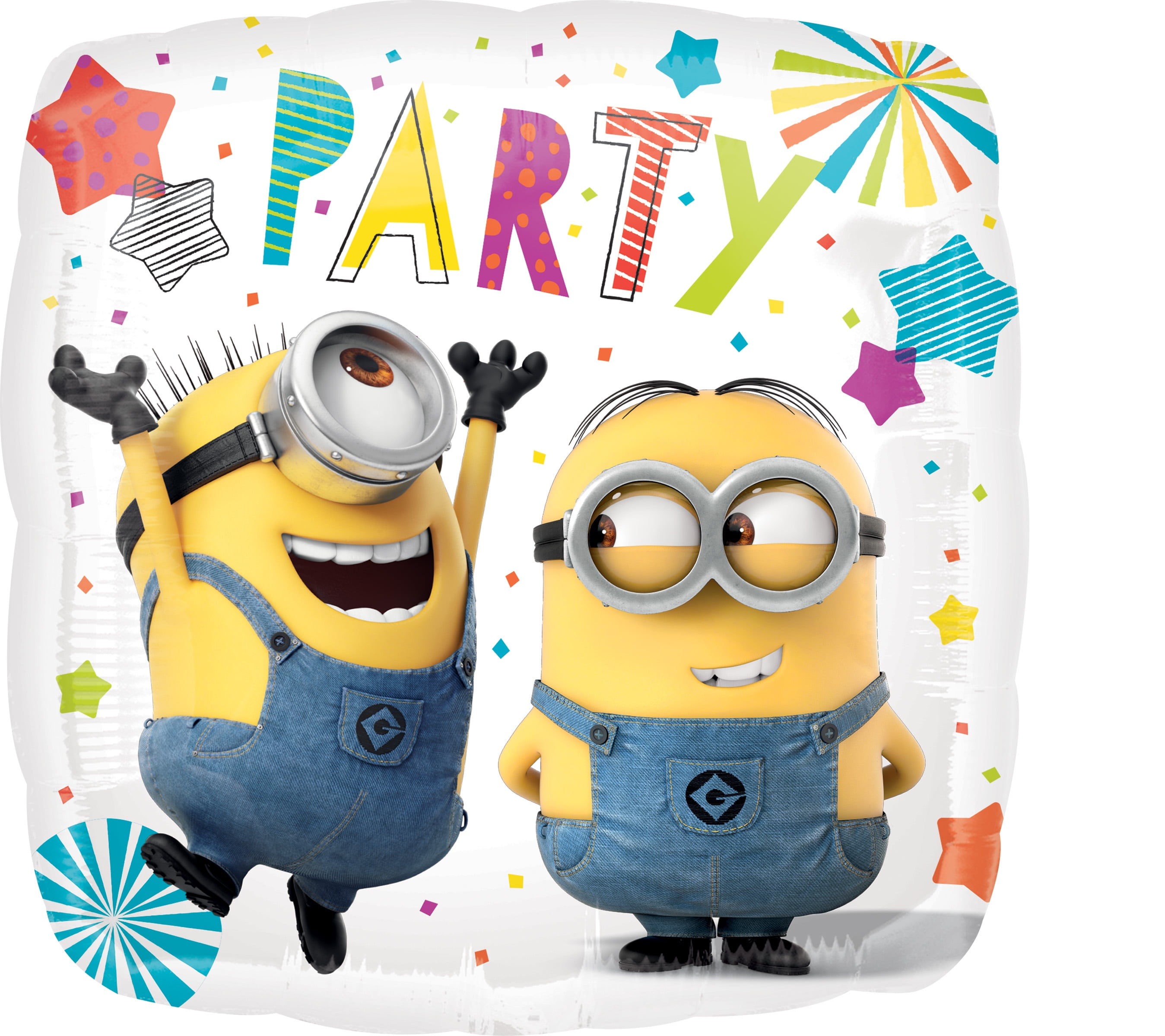 Anagram Despicable Me Minions 3rd Birthday Party Supplies 8 pc Balloon Bouquet Decorations