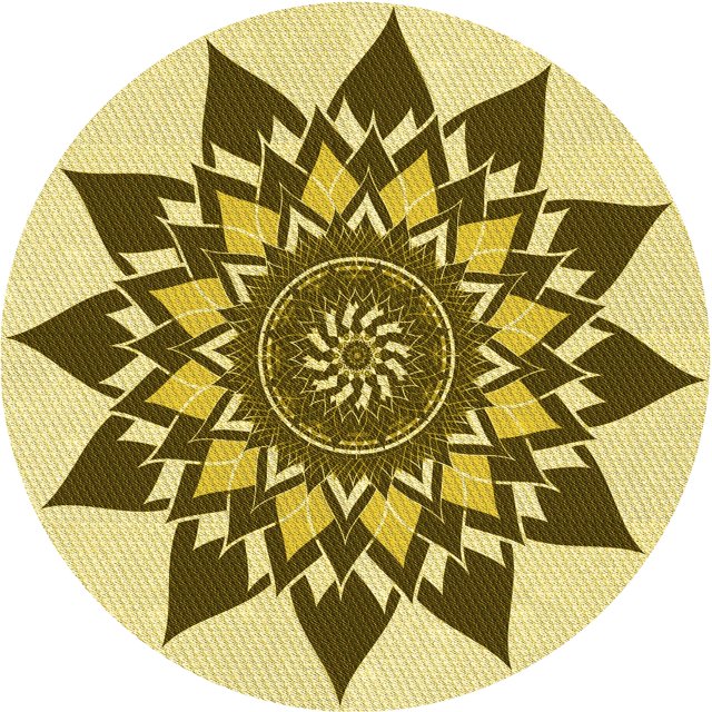 Ahgly Company Tapis d'Intérieur Lavable en Machine Carré Transitionnel Chêne Brun, 3 Pieds Carré