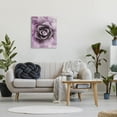thumbnail image 2 of Modern Purple Succulent Leaves Botanical & Floral Graphic Art Gallery Wrapped Canvas Print Wall Art, 2 of 7