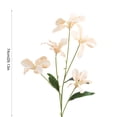thumbnail image 3 of AOMXGD 5 Colors Oil Painting Style Artificial Flame Orchid Silk Flowers Faux Floral Stems For Wedding Arch Home Vase Decor Window Display Bouquet DIY, 3 of 6