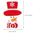 thumbnail image 3 of Jiyike 18 pcs Christmas Non-Woven Tableware Cover Dinner Tool Suit (Red White Brown), 3 of 10