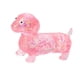 thumbnail image 1 of Juguete sensorial para niños y niñas, ideal para rellenar cestas de Pascua. Juguete novedoso con forma de perro salchicha. Rosa, 1 of 9