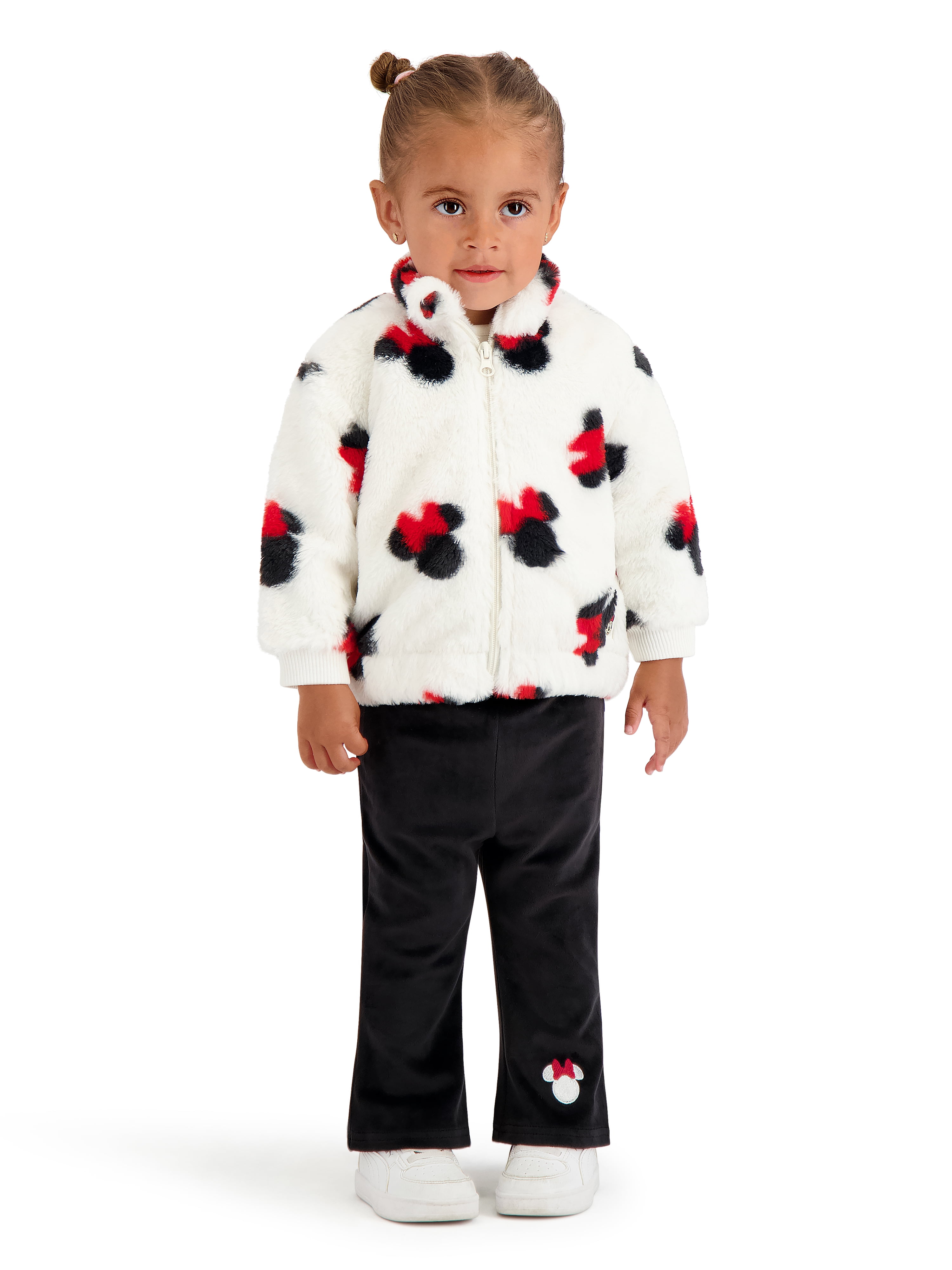 Minnie Mouse Baby Girl 3 Piece Jacket Set, Sizes 0-24 Months