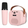 thumbnail image 1 of Portable Karaoke Machine with BT Speaker, Small BT Speaker with Microphone, LED Lights, Fun Sound Changing, Powerful Sound, for Kids, Adults, Parties, Traveling, 1 of 7