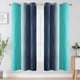 thumbnail image 2 of Cortinas Estelar Textiler Ombre Azul Marino Turquesa 107x183 cm, 2 of 9