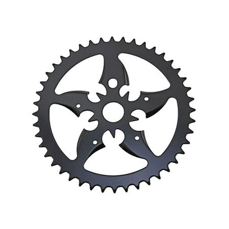 Lowrider Black Steel Sword Bike Chainring 44t 1/2 X 1/8. Works with Single Speed Chain. Bike Part, Bicycle Part, Bike Accessory, Bicycle