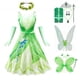 thumbnail image 2 of Vestido de princesa Tiana, vestido de hada para niños, disfraz de princesa, disfraz de niña, accesorios para el cabello 140 (9-10 años) Gao Jinjia LED, 2 of 2
