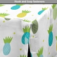 thumbnail image 4 of Pineapple Dog Crate Cover, Funny Summer Themed Pattern of Cartoon Tropical Fruit and Polka Dots, Easy to Use Pet Kennel Cover Small Dogs Puppies Kittens, 7 Sizes, Lime Green Multicolor, by Ambesonne, 4 of 6