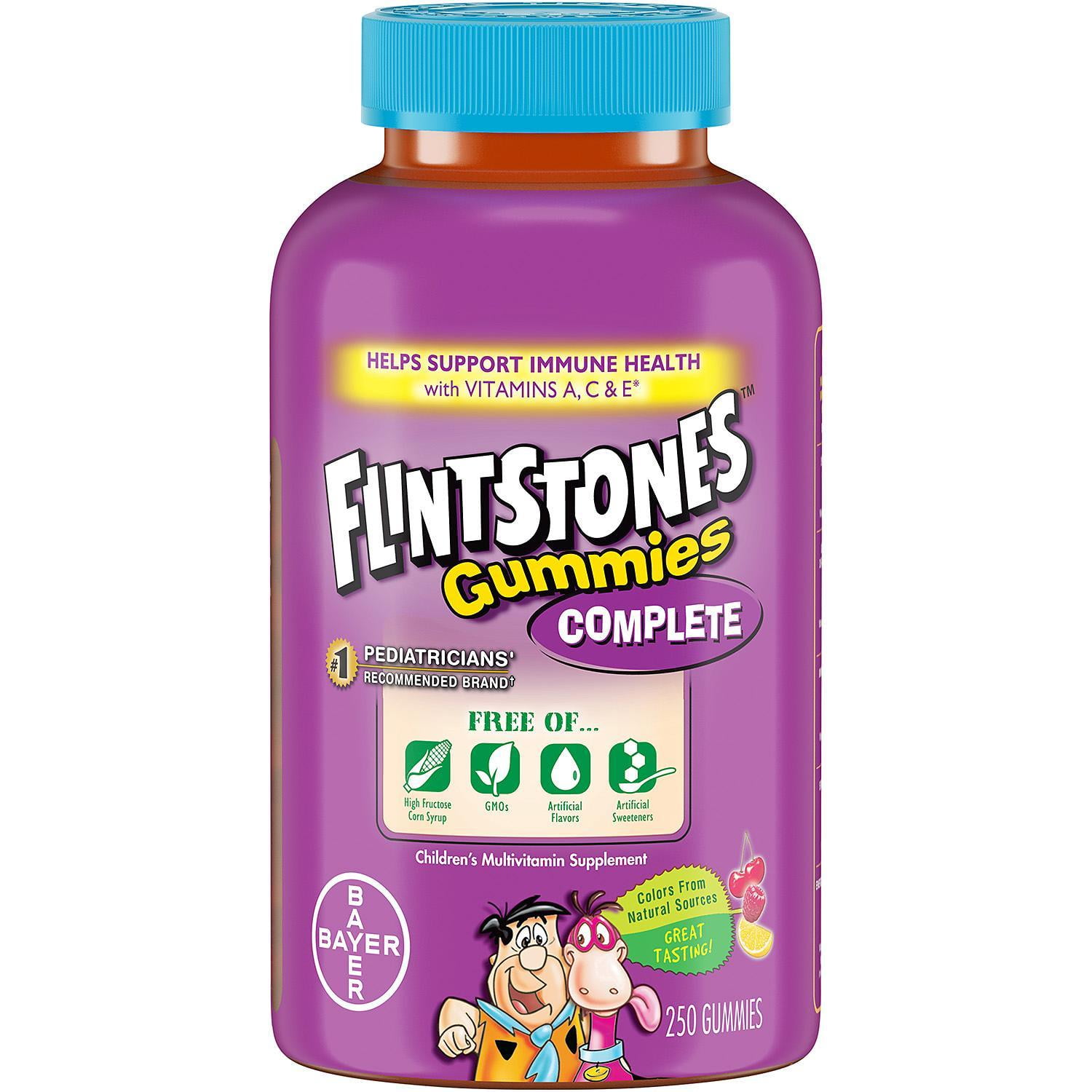 flintstones gummies completechildren's multivitamin , 250 gummies with more d3