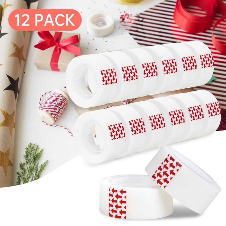 Deli Invisible Tape, 12 Roll Pack Clear photo 1