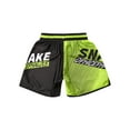 thumbnail image 2 of vastwit Kids Boys Muay Thai Shorts Boxing Kickboxing MMA Training Trunk Satin Fight BJJ Grappling Type E M/160, 2 of 7