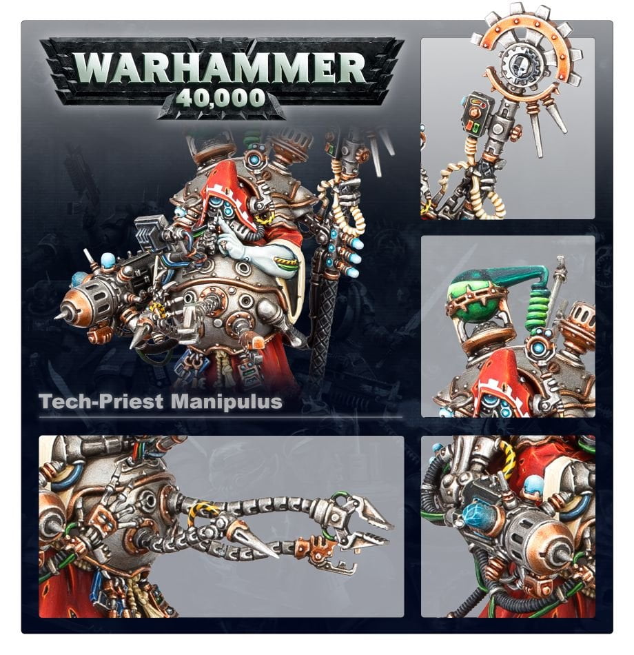 Games Workshop 59-21 Warhammer 40k Adeptus Mechanicus Tech-Priest Manipulus for sale online 